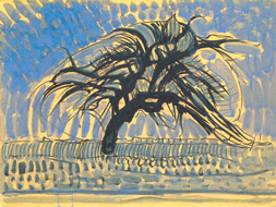 Piet Mondrian, Apple Tree in Blue, 1908