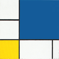 Piet Mondrian, Composition with Blue and Yellow, 1932
