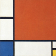 Piet Mondrian, Composition with Blue, Red and Yellow, 1930