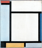 Piet Mondrian, Composition with Red, Blue, Black, Yellow and Gray, 1921  
