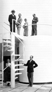 Mondrian in visita alla Ville Savoy di Le Corbusier