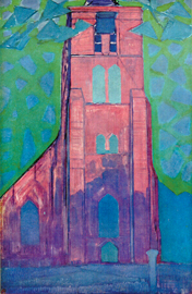 Piet Mondrian, Campanile a Domburg, 1911
