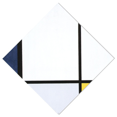 Three Lines and Blue, Gray and Yellow, 1926