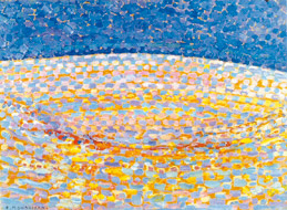 Piet Mondrian, Studio Puntinista di Duna con Cresta nel Centro, 1909