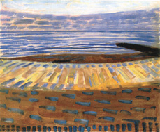 Piet Mondrian, Sea at Sunset, 1909